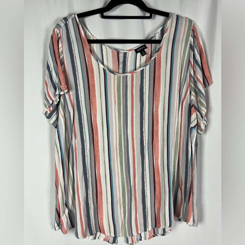 Torrid striped top | size 3